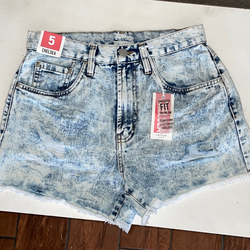 Refuge Chelsea Vintage Ultra High Rise Shorts
